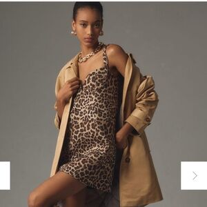 NWT Dhruv Kapoor Leopard Mini Dress Size Large